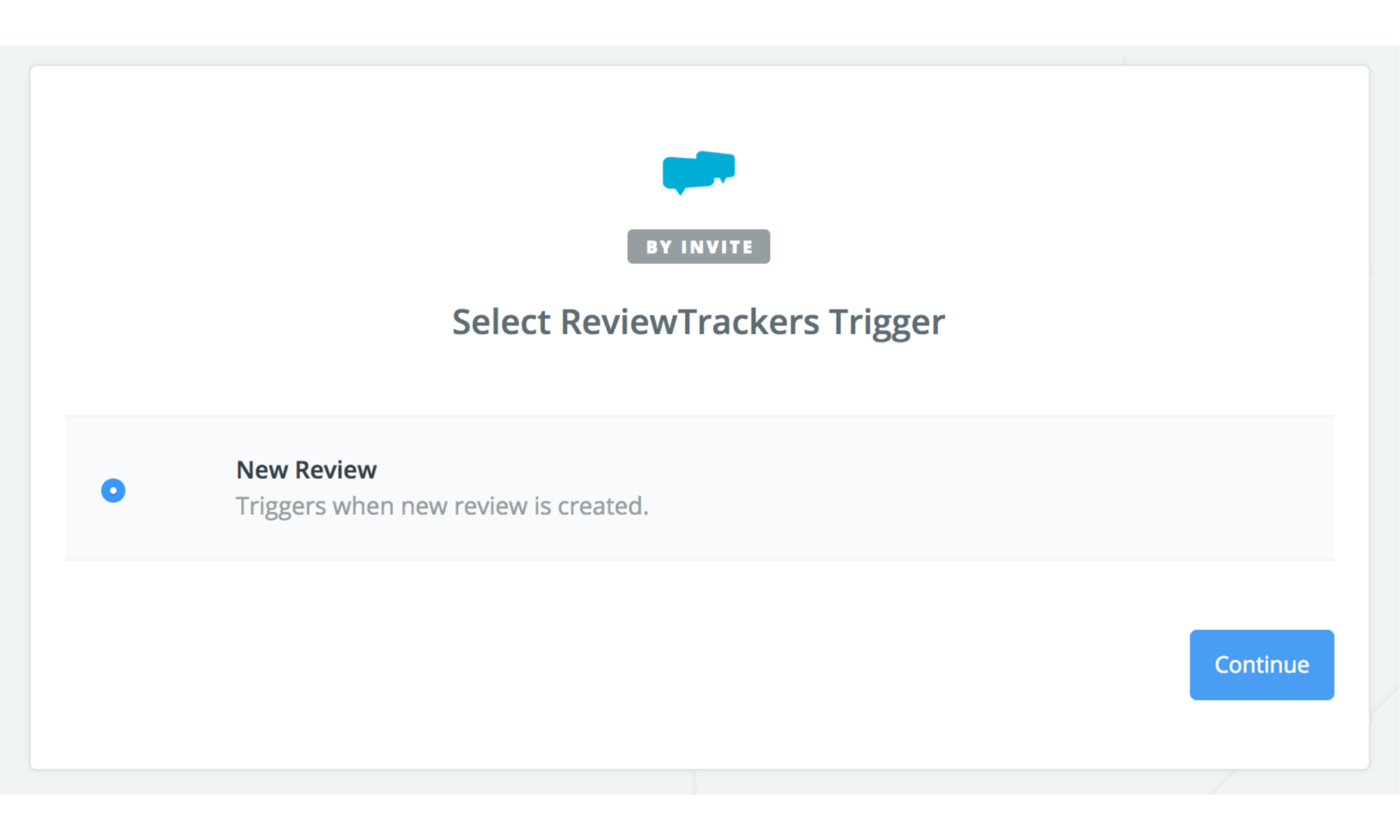 reviewtrackers zapier