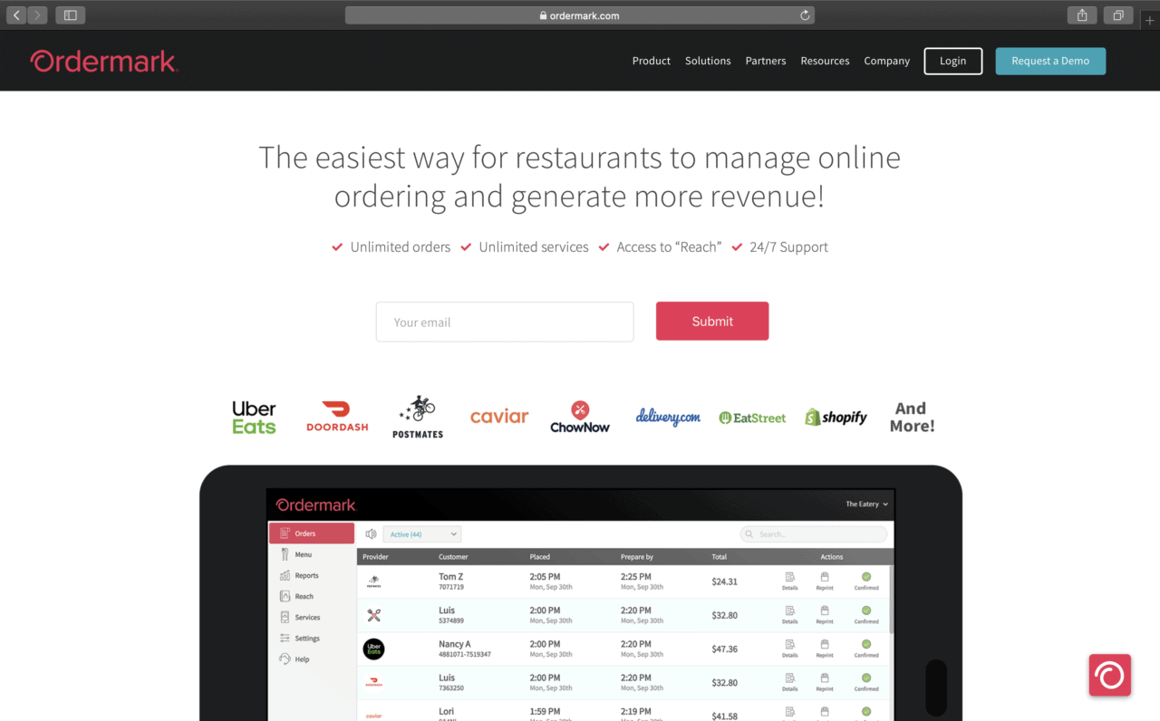 ordermark pos integration