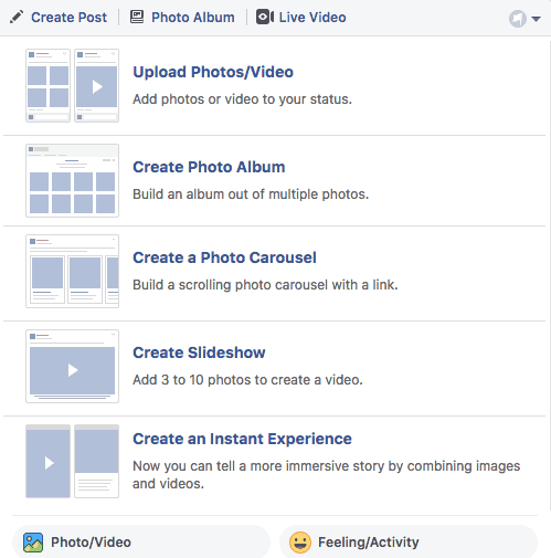 how to upload photos to facebook business page